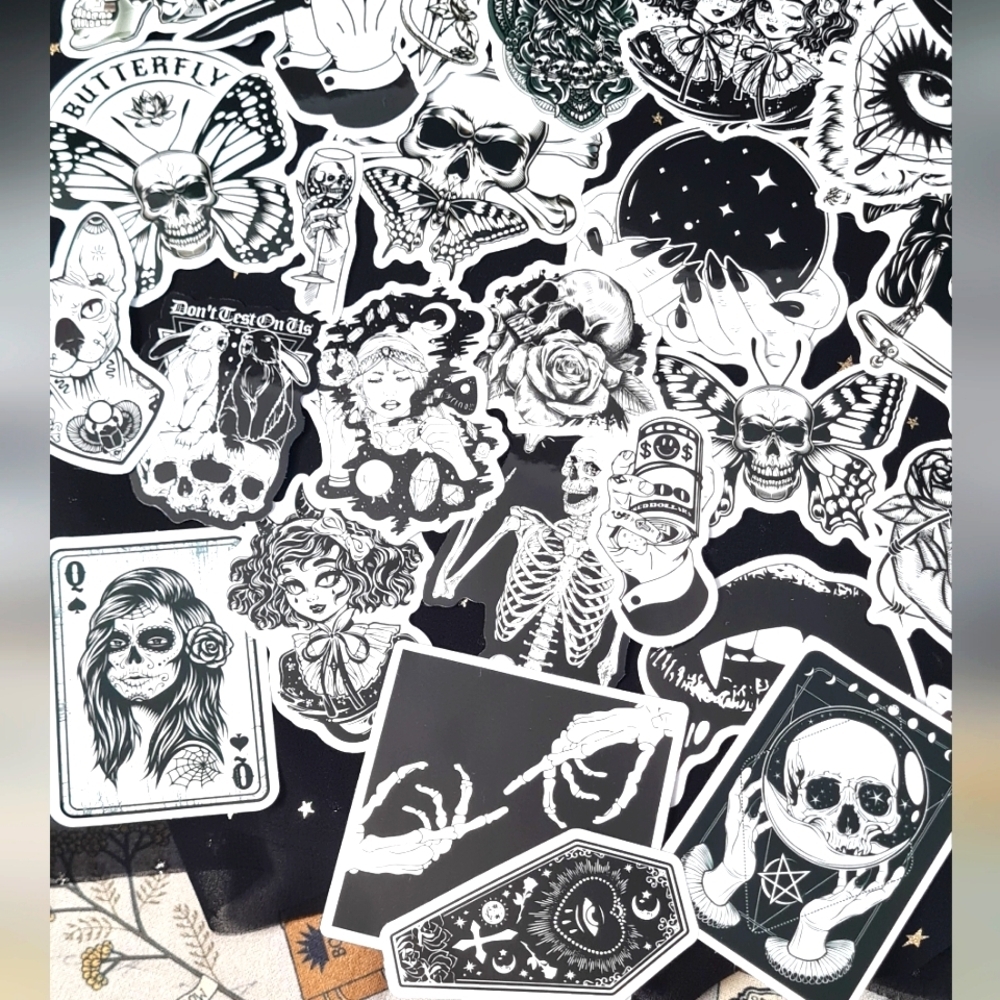 Gothic Witchy Tarot Stickers 50 Pack - Picture 5 of 5